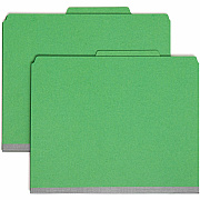 Smead SafeSHIELD 2/5 Tab Cut Letter Recycled Classification Folder (SMD14097)