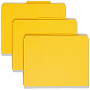 Smead SafeSHIELD Fasteners 3-Div Classification Folders (SMD14098)