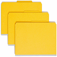 Smead SafeSHIELD Fasteners 3-Div Classification Folders (SMD14098)