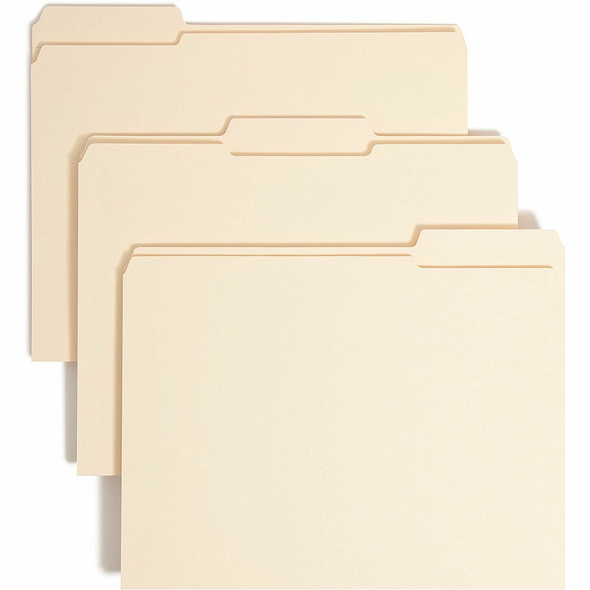 Smead 1/3 Tab Cut Letter Recycled Fastener Folder (SMD14595)
