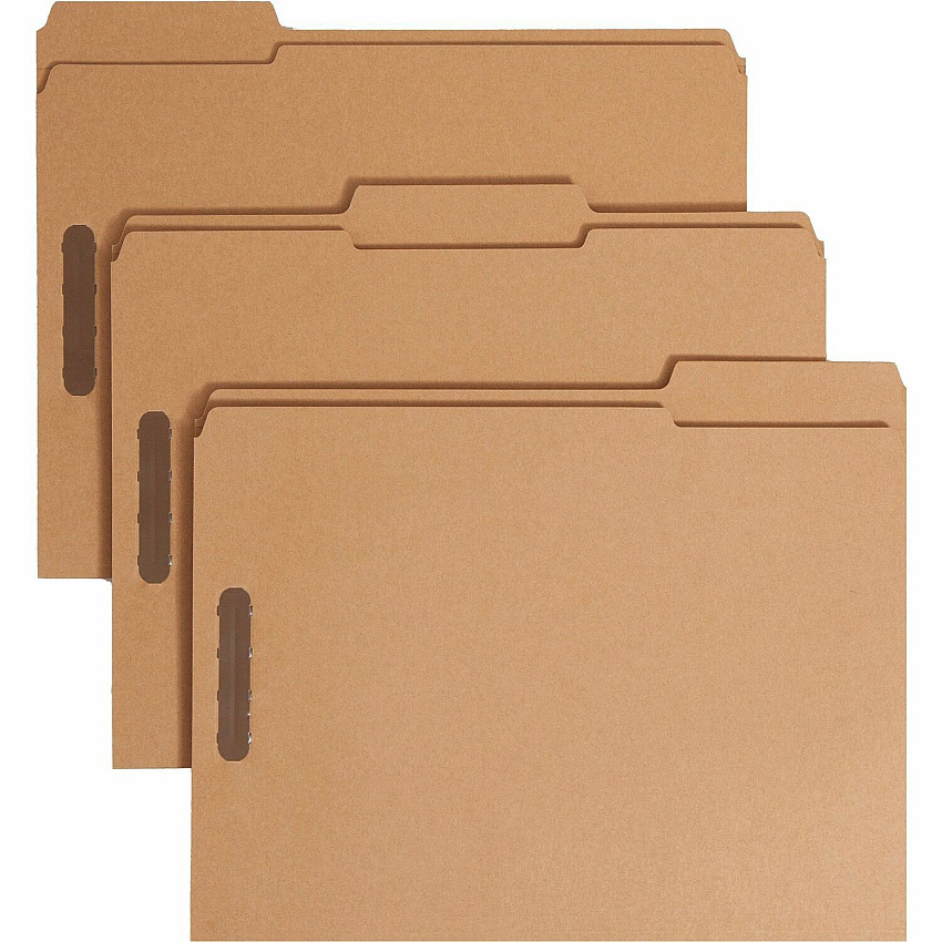 Smead 1/3 Tab Cut Letter Recycled Fastener Folder (SMD14837)