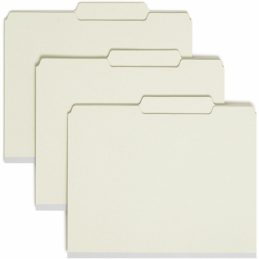 Smead 2/5 Tab Cut Letter Recycled Fastener Folder (SMD14980)