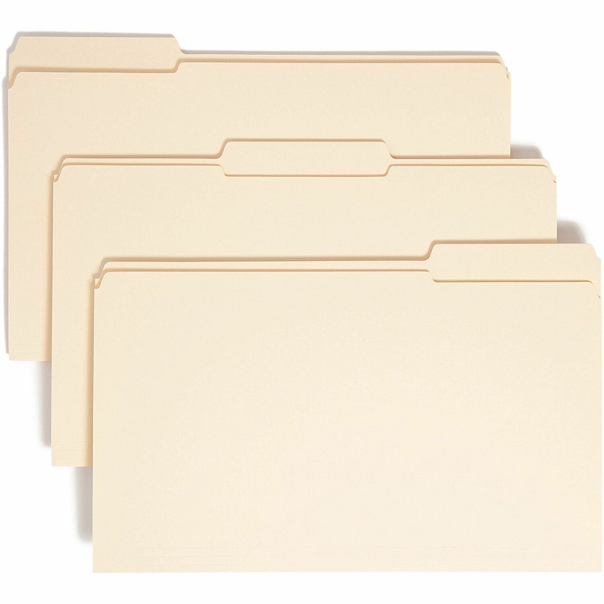 Smead 1/3 Tab Cut Legal Recycled Top Tab File Folder (SMD15334)