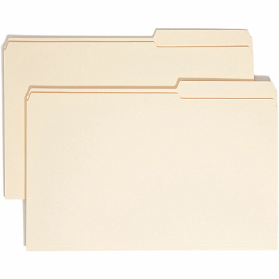 Smead 2/5 Tab Cut Legal Recycled Top Tab File Folder (SMD15386)
