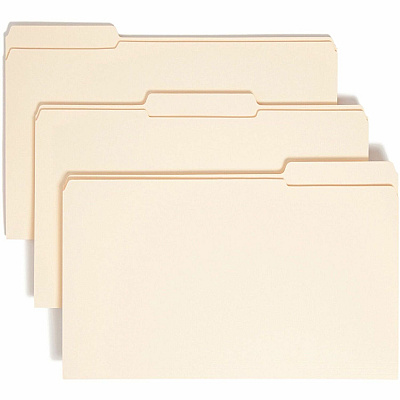 Smead 1/3 Tab Cut Legal Recycled Top Tab File Folder (SMD15434)