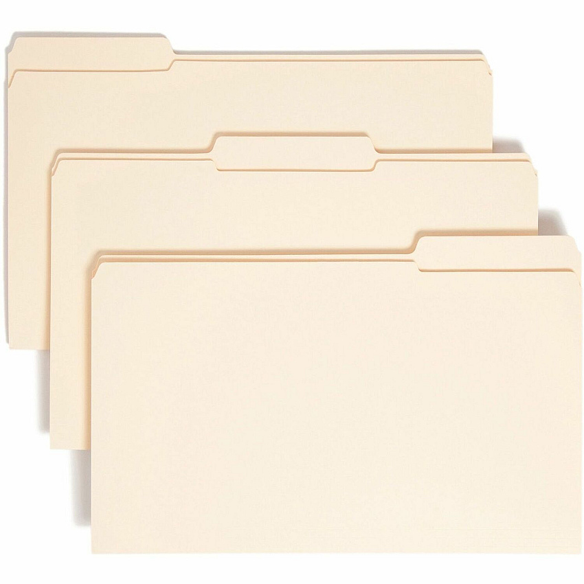 Smead 1/3 Tab Cut Legal Recycled Top Tab File Folder (SMD15434)