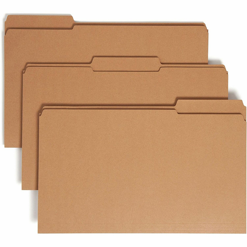 Smead 1/3 Tab Cut Legal Recycled Top Tab File Folder (SMD15734)