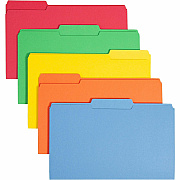 Smead Colored 1/3 Tab Cut Legal Recycled Top Tab File Folder (SMD16943)