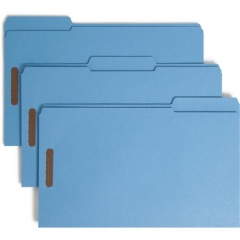 Smead Colored 1/3 Tab Cut Legal Recycled Fastener Folder (17040)