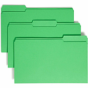 Smead Colored 1/3 Tab Cut Legal Recycled Top Tab File Folder (SMD17143)