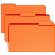 Smead Colored 1/3 Tab Cut Legal Recycled Top Tab File Folder (SMD17534)