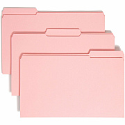 Smead Colored 1/3 Tab Cut Legal Recycled Top Tab File Folder (SMD17634)