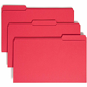 Smead Colored 1/3 Tab Cut Legal Recycled Top Tab File Folder (SMD17734)