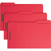 Smead Colored 1/3 Tab Cut Legal Recycled Fastener Folder (SMD17740)