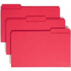 Smead Colored 1/3 Tab Cut Legal Recycled Top Tab File Folder (17743)