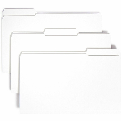 Smead Colored 1/3 Tab Cut Legal Recycled Top Tab File Folder (SMD17834)