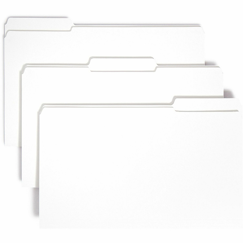 Smead Colored 1/3 Tab Cut Legal Recycled Top Tab File Folder (SMD17834)