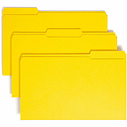 Smead Colored 1/3 Tab Cut Legal Recycled Top Tab File Folder (SMD17934)