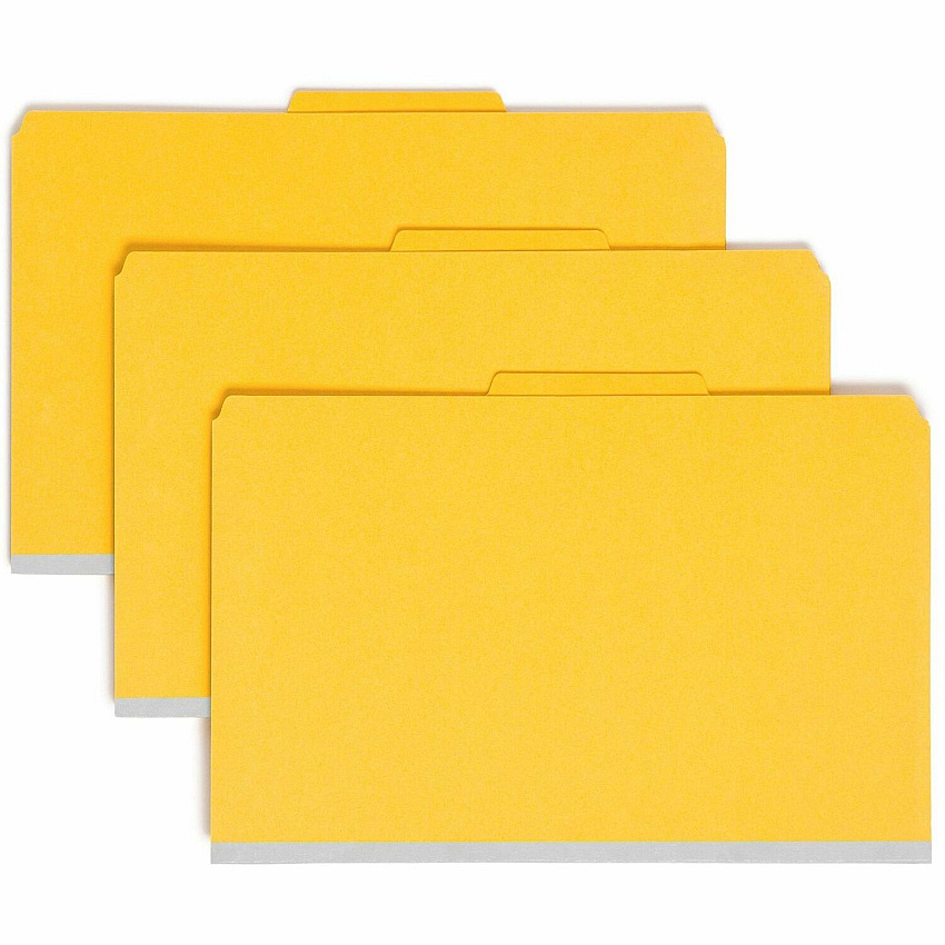 Smead SafeSHIELD Fastener 1-Divider Classification Folders (SMD18734)