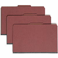 Smead SafeSHIELD 2/5 Tab Cut Legal Recycled Classification Folder (SMD18775)