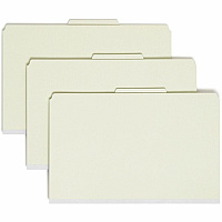Smead SafeSHIELD 2/5 Tab Cut Legal Recycled Classification Folder (SMD18776)