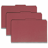 Smead SafeSHIELD 2/5 Tab Cut Legal Recycled Classification Folder (SMD19031)