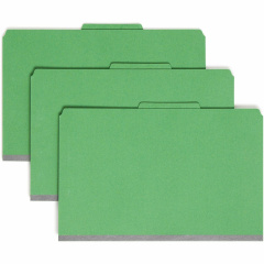 Smead SafeSHIELD 2/5 Tab Cut Legal Recycled Classification Folder (19033)