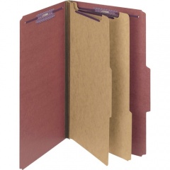 Smead Plain 2/5 Tab 2-divider Classification Folders (19075)