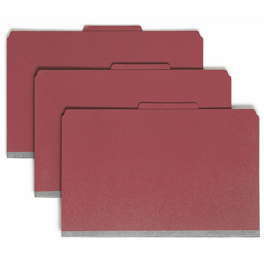 Smead Pocket Divider PressBoard Classification Folders (SMD19082)