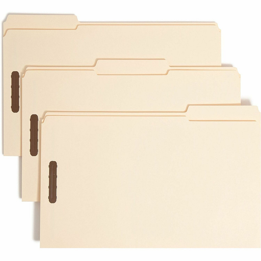 Smead 1/3 Tab Cut Legal Recycled Fastener Folder (SMD19537)