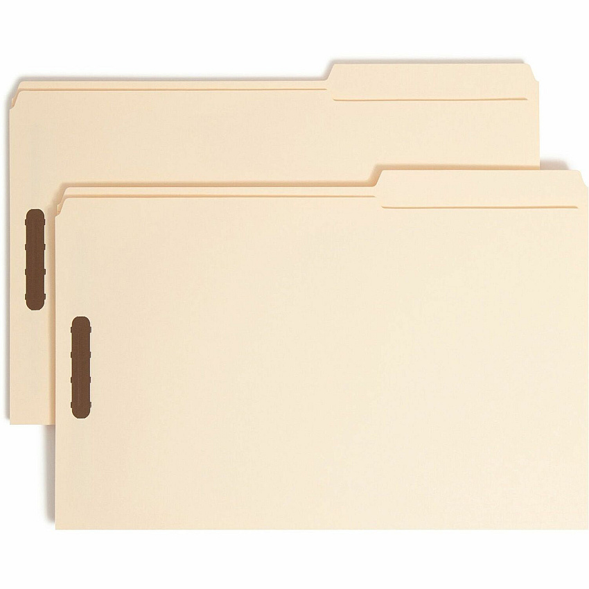 Smead 2/5 Tab Cut Legal Recycled Fastener Folder (SMD19587)