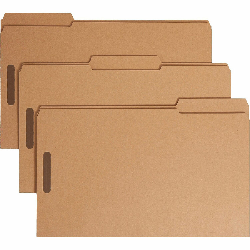 Smead 1/3 Tab Cut Legal Recycled Fastener Folder (SMD19837)