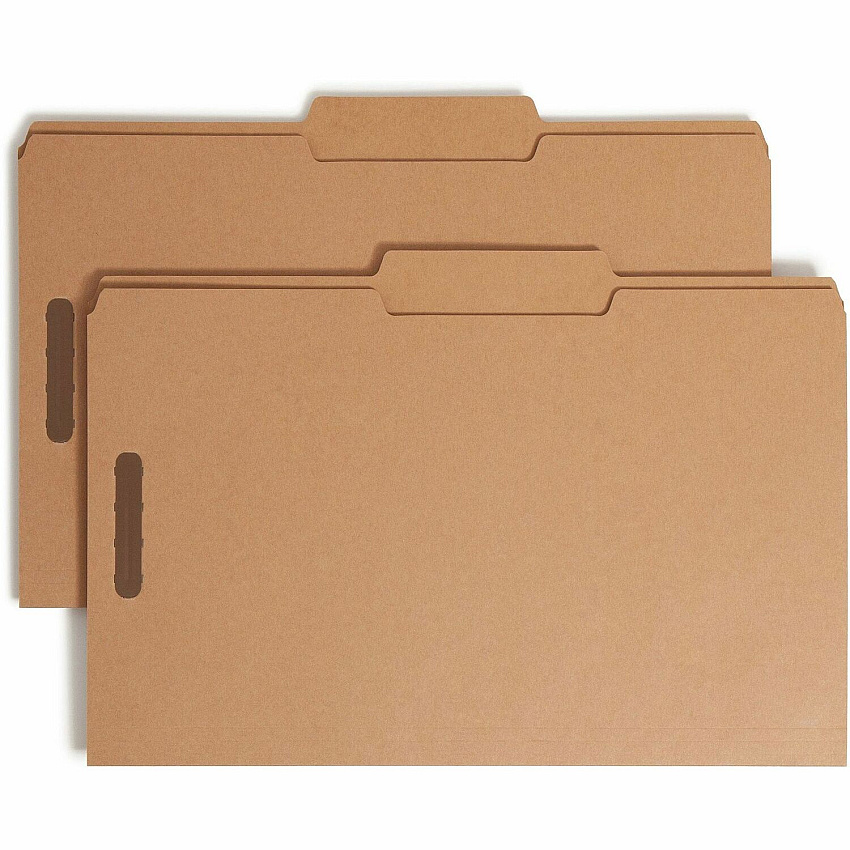Smead 2/5 Tab Cut Legal Recycled Fastener Folder (SMD19882)