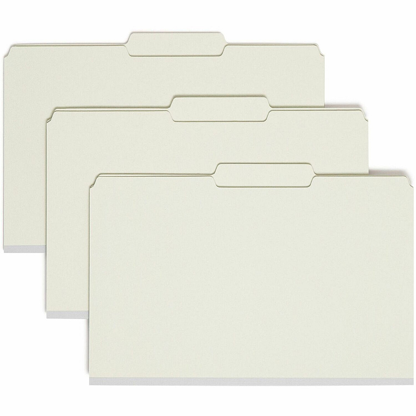 Smead 2/5 Tab Cut Legal Recycled Fastener Folder (SMD19982)