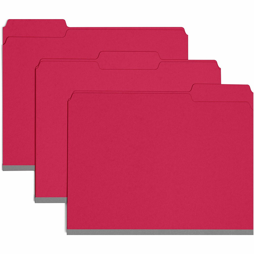 Smead Colored 1/3 Tab Cut Letter Recycled Top Tab File Folder (SMD21538)