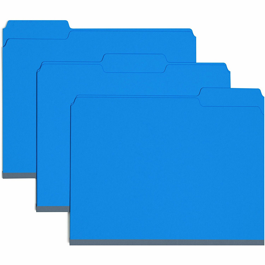 Smead Colored 1/3 Tab Cut Letter Recycled Top Tab File Folder (SMD21541)