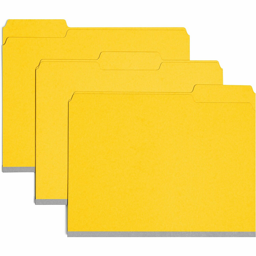 Smead Colored 1/3 Tab Cut Letter Recycled Top Tab File Folder (SMD21562)