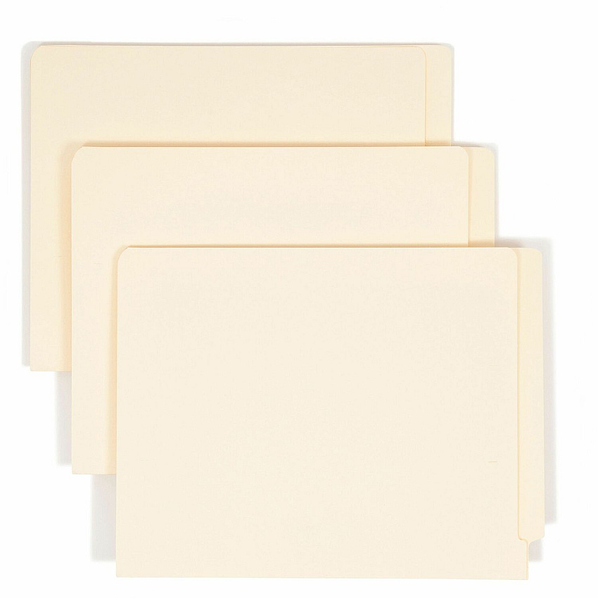 Smead Straight Tab Cut Letter Recycled End Tab File Folder (SMD24100)