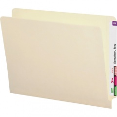 Smead Shelf-Master Straight Tab Cut Letter Recycled End Tab File Folder (24210)