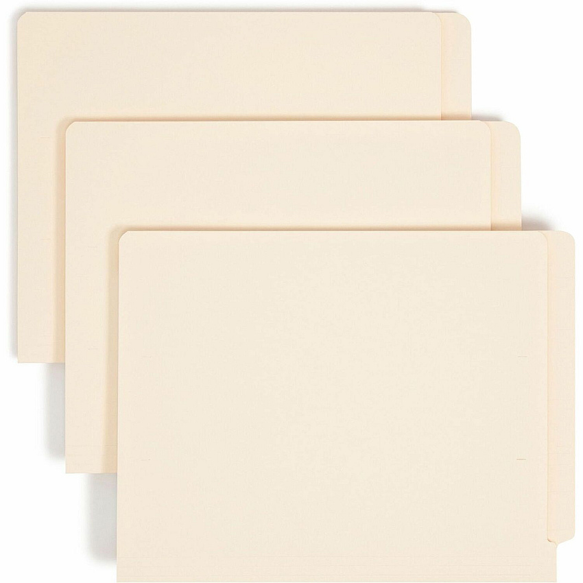 Smead Shelf-Master Straight Tab Cut Letter Recycled End Tab File Folder (SMD24210)