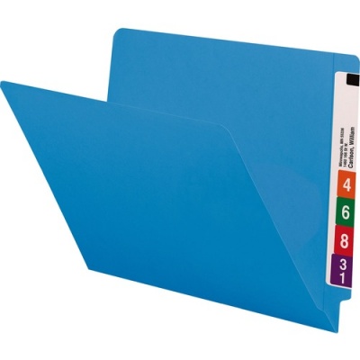 Smead Shelf-Master Straight Tab Cut Letter Recycled End Tab File Folder (25010)