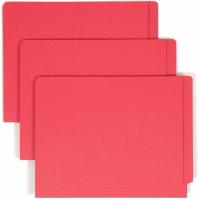 Smead Shelf-Master Straight Tab Cut Letter Recycled End Tab File Folder (25710)