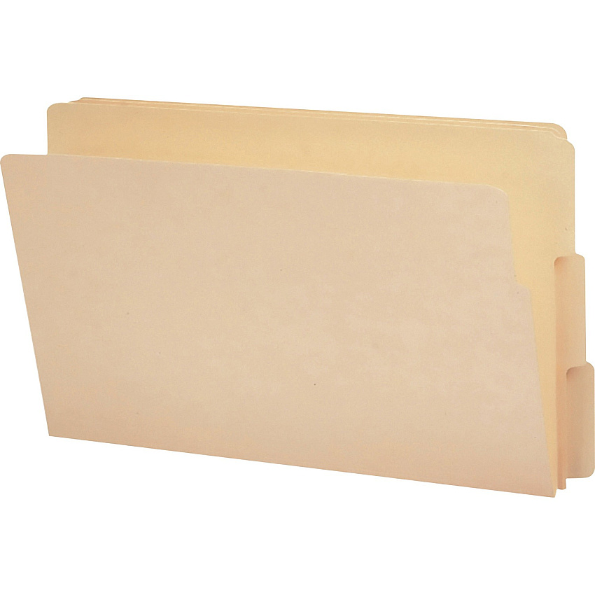 Smead End Tab Manila Folders with Shelf-Master Reinforced Tab (SMD27134)