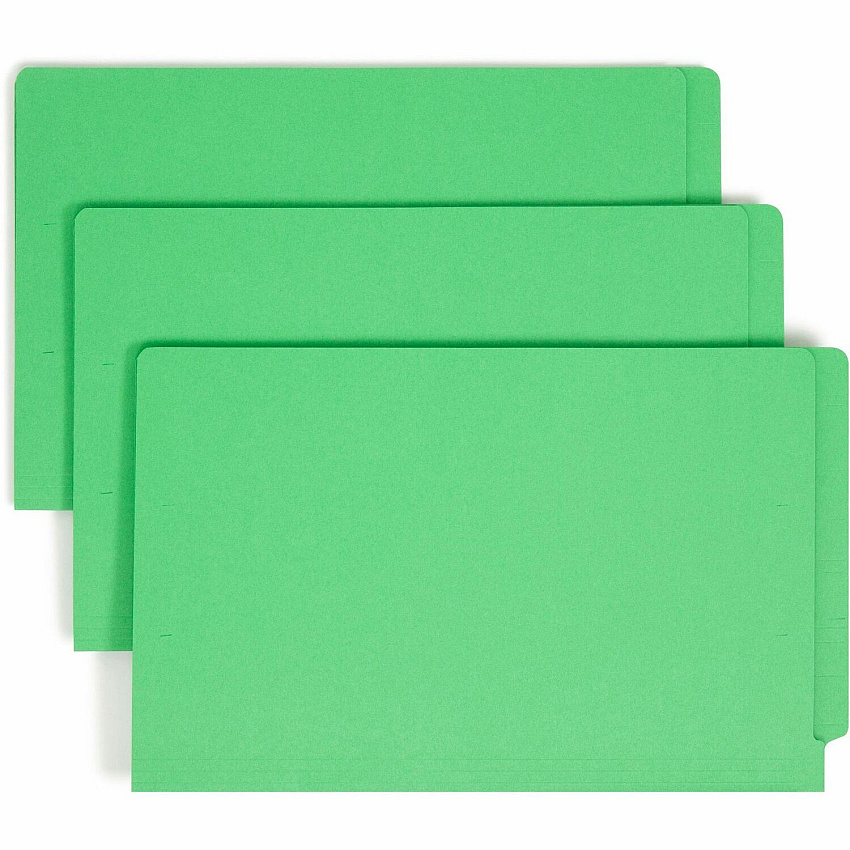 Smead Colored Straight Tab Cut Legal Recycled Fastener Folder (SMD28140)