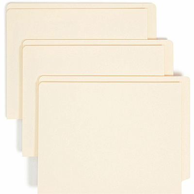 Smead Straight Tab Cut Letter Recycled Fastener Folder (SMD34100)