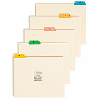 Smead Filing Guides with Alphabetic Indexing (SMD50180)