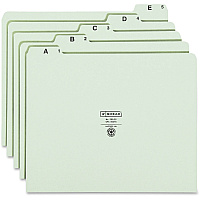 Smead 1/5 Tab Cut Letter Recycled Top Tab File Folder (SMD50376)