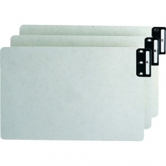 Smead 100% Recycled Filing Guides with Vertical Extra-Wide Blank Tab (63276)