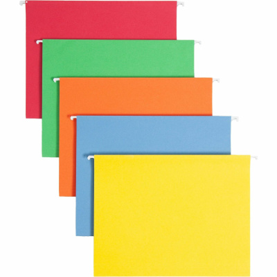 Smead Colored 1/5 Tab Cut Letter Recycled Hanging Folder (64059)