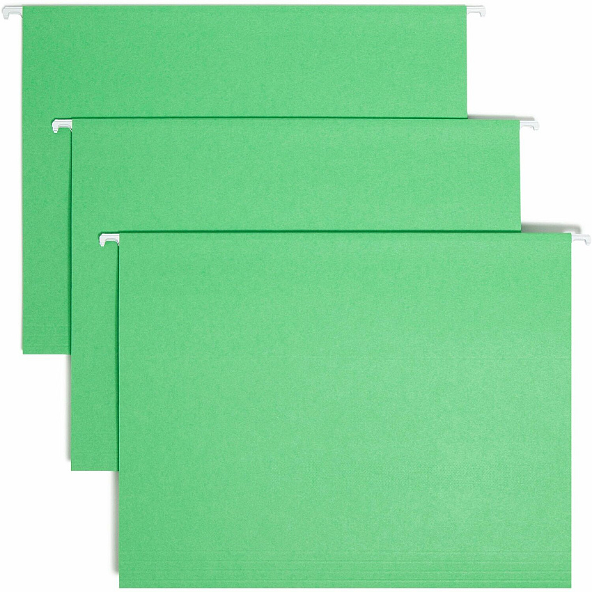 Smead Colored 1/5 Tab Cut Letter Recycled Hanging Folder (SMD64061)